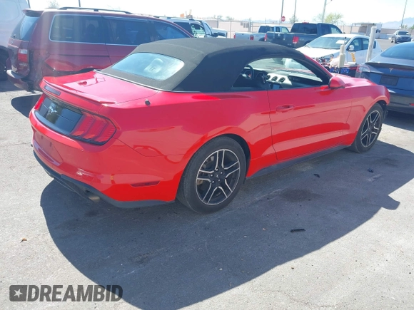 2022 Ford Mustang EcoBoost z VIN 1FATP8UHXN5119035, wystawiony jako IAAI lot #42279729 z przebiegiem 55 742 mil mil oraz . Historia ofert i sprzedaży dostępna na DreamBid. Obrazek 4.