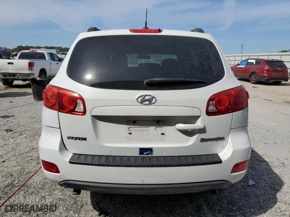 2009 Hyundai Santa Fe GLS with VIN 5NMSG13D89H296374, listed as a Copart auction lot 50642225 with 176,761 mi miles and Salvage Title. Bid and sale history available at carsss.com. Image 6.