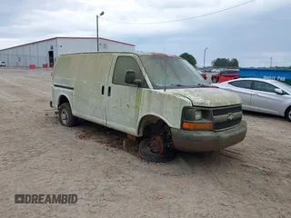 2007 Chevrolet Express Cargo with VIN 1GCGG25V271201283, listed as a IAAI auction lot 42094513 with Not Provided miles and . Bid and sale history available at DreamBid. Image 1.