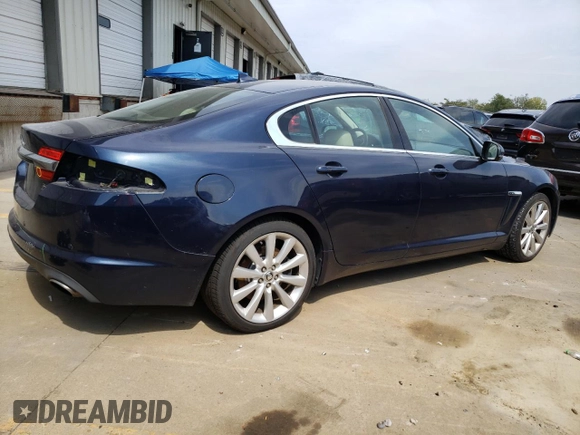 2013 Jaguar XF V6 SC with VIN SAJWJ0EF7D8S85423, listed as a Copart auction lot 69990744 with 83,313 mi miles and Salvage Title. Bid and sale history available at carsss.com. Image 3.