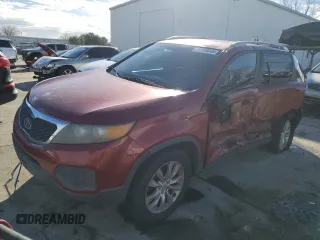2011 Kia Sorento LX with VIN 5XYKT4A23BG083170, listed as a Copart auction lot 44456045 with 197,621 mi miles and Clean Title. Bid and sale history available at carsss.com. Image 1.
