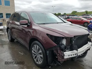 2016 Acura MDX Technology z VIN 5FRYD4H40GB007126, wystawiony jako Copart lot #59344235 z przebiegiem 94 086 mil mil oraz Szkoda całkowita • Salvage title. Historia ofert i sprzedaży dostępna na DreamBid. Obrazek 4.