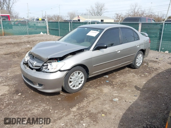 2004 Honda Civic LX with VIN 1HGES16564L001099, listed as a IAAI auction lot 41830582 with 157,151 mi miles. Bid and sale history available at carsss.com. Image 17.