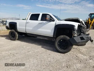 2015 Chevrolet Silverado 3500HD LT with VIN 1GC4KZE80FF572206, listed as a Copart auction lot 54986133 with 0 mi miles and Salvage Title. Bid and sale history available at carsss.com. Image 4.
