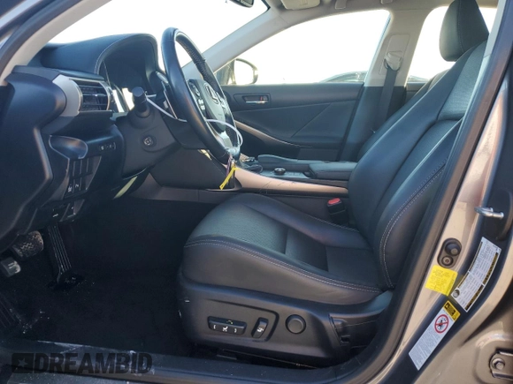 2016 Lexus IS 350 with VIN JTHBE1D27G5024108, listed as a Copart auction lot 43150455 with 54,806 mi miles and Salvage title. Bid and sale history available at DreamBid. Image 7.