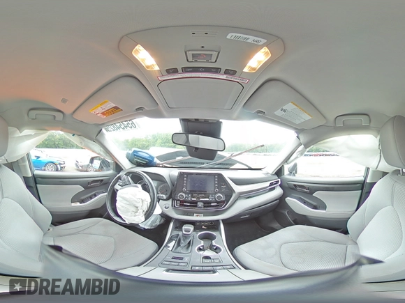 2020 Toyota Highlander LE with VIN 5TDBZRBH3LS009329, listed as a Copart auction lot 65454825 with 106,443 mi miles and Salvage title. Bid and sale history available at DreamBid. Image 15.