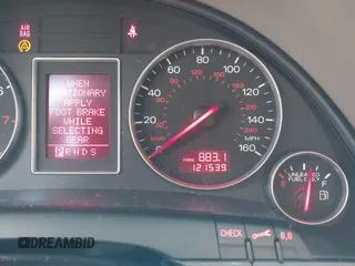2004 Audi A4 3.0L with VIN WAULT68EX4A233033, listed as a IAAI auction lot 42541208 with 121,539 mi miles and . Bid and sale history available at DreamBid. Image 7.
