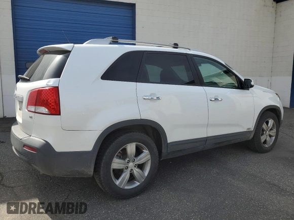 2013 Kia Sorento EX with VIN 5XYKUCA65DG409953, listed as a Copart auction lot 52755895 with 124,001 mi miles and Salvage Title. Bid and sale history available at carsss.com. Image 3.