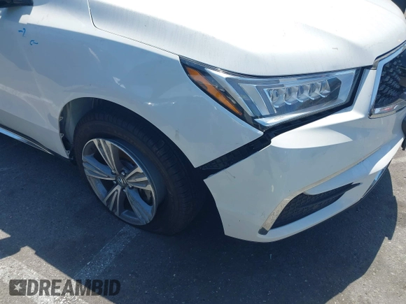 2020 Acura MDX with VIN 5J8YD3H37LL006325, listed as a IAAI auction lot 42053724 with 57,110 mi miles and . Bid and sale history available at DreamBid. Image 6.