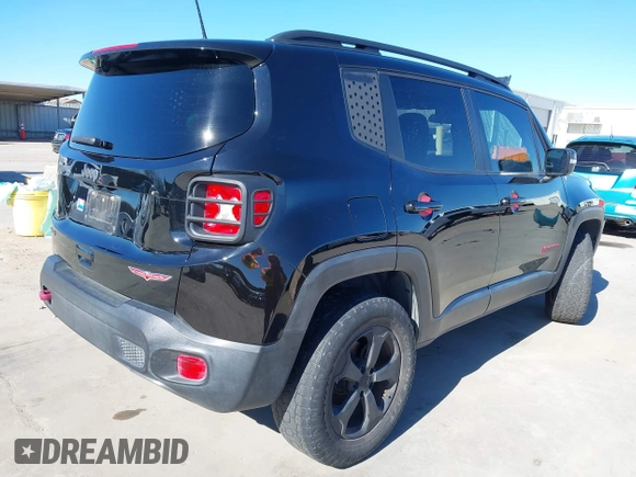 2019 Jeep Renegade Trailhawk with VIN ZACNJBC18KPK06583, listed as a IAAI auction lot 41733020 with 73,666 mi miles and . Bid and sale history available at DreamBid. Image 4.