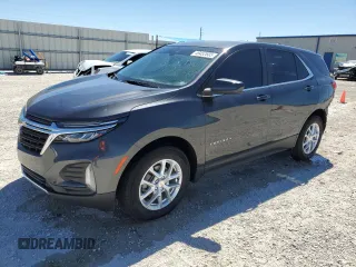 2022 Chevrolet Equinox LT with VIN 3GNAXKEV8NS231042, listed as a Copart auction lot 49452605 with 18,164 mi miles and Salvage Title. Bid and sale history available at DreamBid. Image 1.