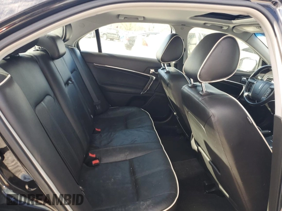 2011 Lincoln MKZ with VIN 3LNHL2GC2BR764078, listed as a Copart auction lot 52889095 with 204,653 mi miles and Salvage Title. Bid and sale history available at DreamBid. Image 11.