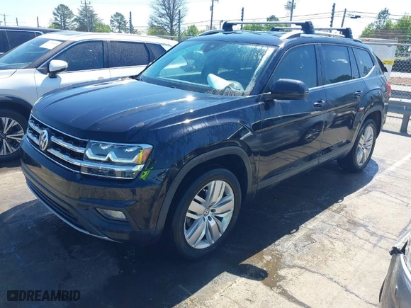 2019 Volkswagen Atlas 3.6L V6 SE w/Technology with VIN 1V2WR2CA7KC525508, listed as a IAAI auction lot 41876463 with 80,467 mi miles. Bid and sale history available at carsss.com. Image 2.