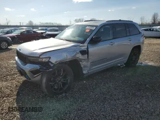 2023 Jeep Grand Cherokee 30th Anniversary with VIN 1C4RJYB6XP8905569, listed as a Copart auction lot 51493035 with 17,456 mi miles and Salvage title. Bid and sale history available at DreamBid. Image 1.