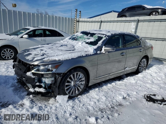 2017 Lexus LS 460 with VIN JTHCL5EF7H5027577, listed as a Copart auction lot 45211675 with 38,802 mi miles and Salvage title. Bid and sale history available at DreamBid. Image 1.