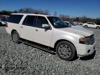 2011 Ford Expedition Max Limited with VIN 1FMJK1K54BEF27652, listed as a Copart auction lot 45739275 with 243,242 mi miles and Salvage title. Bid and sale history available at DreamBid. Image 4.