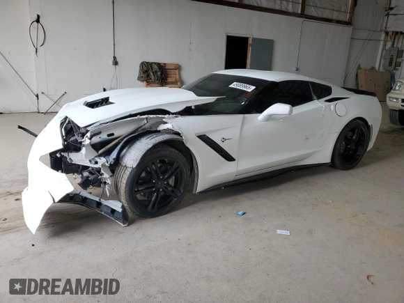 2016 Chevrolet Corvette 1LT with VIN 1G1YB2D79G5115475, listed as a Copart auction lot 49089965 with Not provided miles and Salvage title. Bid and sale history available at DreamBid. Image 1.