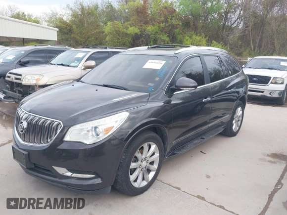 2014 Buick Enclave Premium with VIN 5GAKRCKD6EJ123983, listed as a IAAI auction lot 41886038 with 209,415 mi miles and . Bid and sale history available at carsss.com. Image 20.