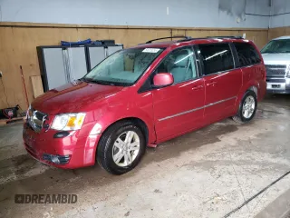 2010 Dodge Grand Caravan Crew with VIN 2D4RN6DX8AR419274, listed as a Copart auction lot 54915055 with 304,675 mi miles and Clean Title. Bid and sale history available at DreamBid. Image 1.