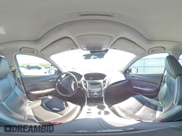 2015 Acura TLX Technology with VIN 19UUB2F59FA008368, listed as a Copart auction lot 56180545 with 76,812 mi miles and Salvage title. Bid and sale history available at DreamBid. Image 15.
