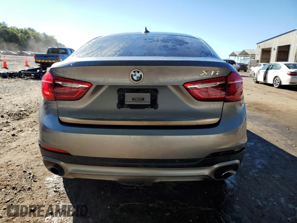 2015 BMW X6 sDrive35i with VIN 5UXKU0C57F0F91930, listed as a Copart auction lot 75622864 with 145,516 mi miles and Salvage Title. Bid and sale history available at carsss.com. Image 6.