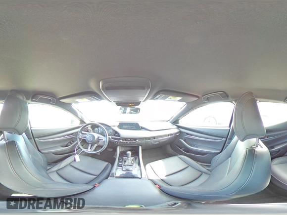 2019 Mazda 3 with VIN JM1BPBJM7K1140562, listed as a Copart auction lot 48569325 with 46,510 mi miles and Salvage title. Bid and sale history available at DreamBid. Image 14.