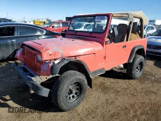 1995 Jeep Wrangler S with VIN 1J4FY19P4SP242383, listed as a Copart auction lot 41676685 with 189,527 mi miles and Salvage Title. Bid and sale history available at carsss.com. Image 1.