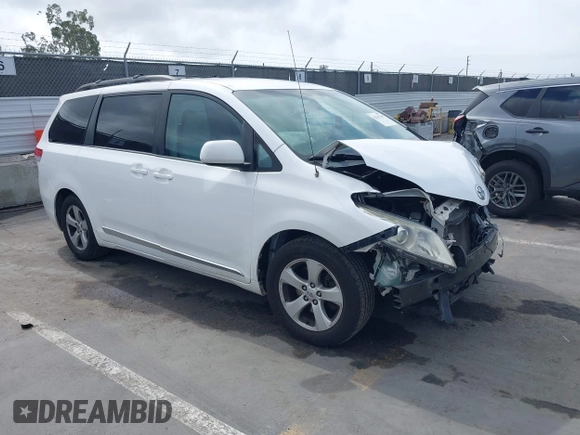 2013 Toyota Sienna LE AAS with VIN 5TDKK3DC2DS302465, listed as a IAAI auction lot 42241744 with 149,937 mi miles and . Bid and sale history available at DreamBid. Image 1.