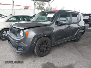 2017 Jeep Renegade Altitude with VIN ZACCJABBXHPG46666, listed as a IAAI auction lot 40976066 with 80,614 mi miles and . Bid and sale history available at DreamBid. Image 2.
