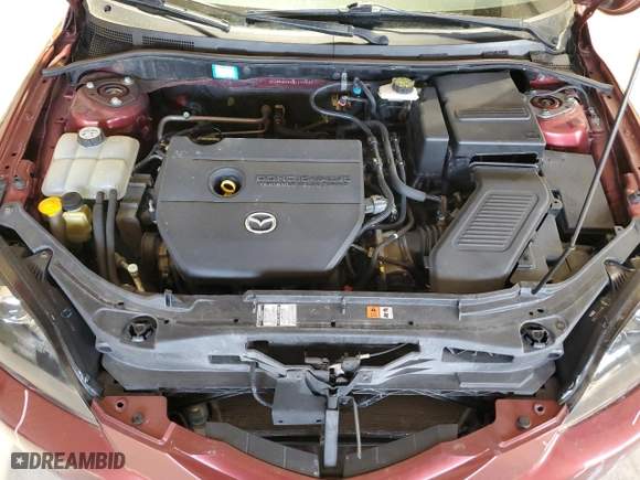 2008 Mazda Mazda3 s Grand Touring with VIN JM1BK344381186639, listed as a Copart auction lot 50184395 with 132,403 mi miles and Salvage Title. Bid and sale history available at carsss.com. Image 11.
