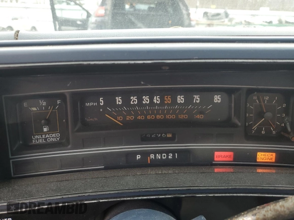 1981 Chevrolet El Camino with VIN 1GCCW80J2BD432782, listed as a Copart auction lot 41821285 with 24,296 mi miles and Salvage Title. Bid and sale history available at carsss.com. Image 9.