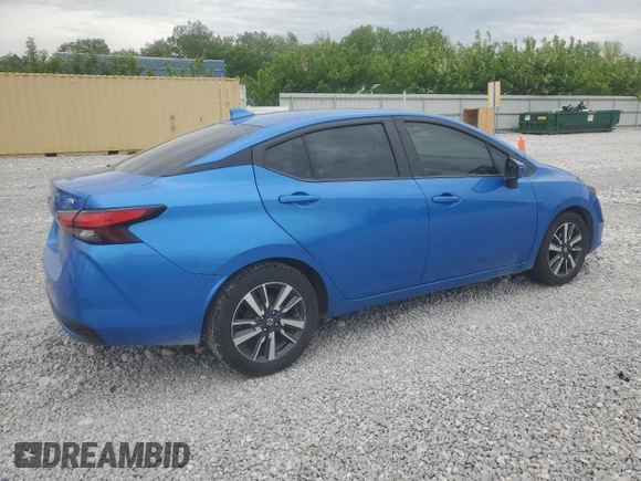 2021 Nissan Versa SV with VIN 3N1CN8EV3ML869155, listed as a Copart auction lot 57841325 with 82,711 mi miles and Salvage title. Bid and sale history available at DreamBid. Image 3.