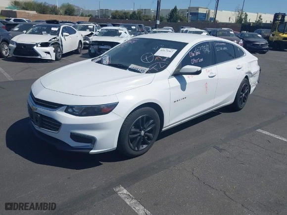 2017 Chevrolet Malibu LT with VIN 1G1ZE5ST8HF205984, listed as a IAAI auction lot 41679562 with 107,275 mi miles. Bid and sale history available at carsss.com. Image 2.