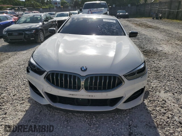 2020 BMW 8 Series M850i with VIN WBAGV8C05LCE22486, listed as a Copart auction lot 66358114 with 50,439 mi miles and Non Repairable. Bid and sale history available at carsss.com. Image 5.