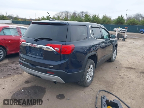 2017 GMC Acadia SLE with VIN 1GKKNRLA8HZ173019, listed as a IAAI auction lot 41960182 with 164,590 mi miles and . Bid and sale history available at DreamBid. Image 4.