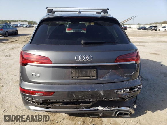 2022 Audi Q5 S line Premium Plus with VIN WA1EAAFY0N2016503, listed as a Copart auction lot 47749875 with 59,499 mi miles and Salvage Title. Bid and sale history available at carsss.com. Image 6.