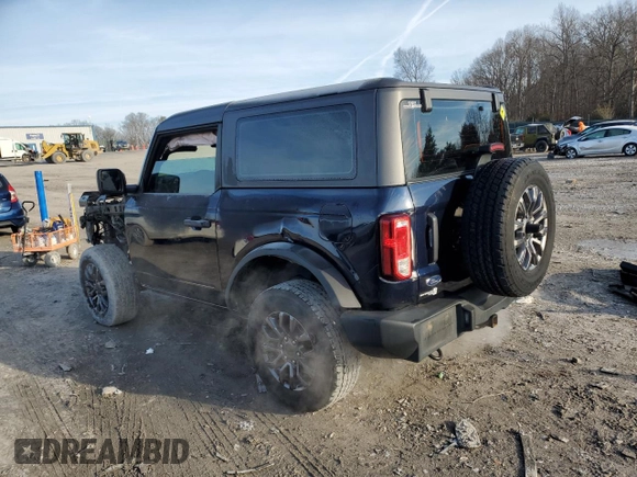 2021 Ford Bronco с VIN 1FMDE5AP2MLB02587, выставлен на аукционе Copart как лот 45328285 с пробегом 50 327 миль миль и Списание • Salvage title. История ставок и продаж доступна на DreamBid. Изображение 2.