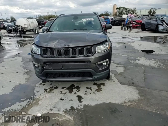 2021 Jeep Compass 80th Anniversary with VIN 3C4NJCEB9MT563622, listed as a Copart auction lot 45379235 with 45,790 mi miles and Non Repairable. Bid and sale history available at carsss.com. Image 15.