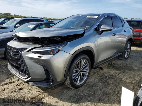 2022 Lexus NX 350h Luxury with VIN JTJHKCEZXN2001980, listed as a Copart auction lot 37369644 with 12,262 mi miles and . Bid and sale history available at DreamBid. Image 1.