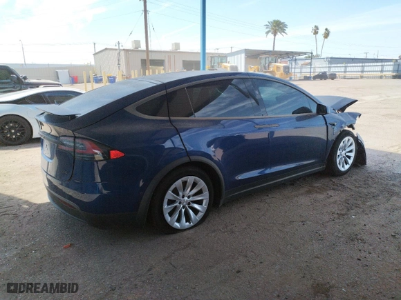 2017 Tesla Model X 90D with VIN 5YJXCDE24HF068368, listed as a Copart auction lot 37420523 with 40997 miles. Bid and sale history available at carsss.com. Image 3.