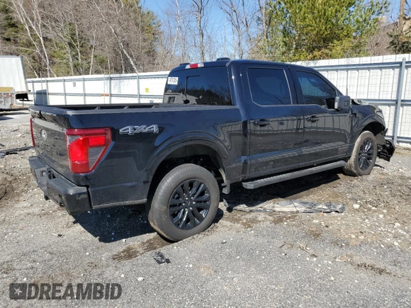 2024 Ford F-150 XLT with VIN 1FTFW3LD5RFB53704, listed as a Copart auction lot 49791305 with 5,972 mi miles and Salvage Title. Bid and sale history available at carsss.com. Image 3.