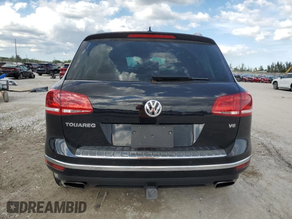 2017 Volkswagen Touareg Sport with VIN WVGEF7BP2HD000699, listed as a Copart auction lot 47234685 with Not Provided miles and Salvage Title. Bid and sale history available at DreamBid. Image 6.