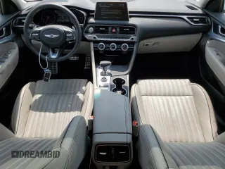 2019 Genesis G70 3.3T Advanced with VIN KMTG74LE9KU032645, listed as a Copart auction lot 61433474 with 60,440 mi miles and Salvage Title. Bid and sale history available at carsss.com. Image 8.