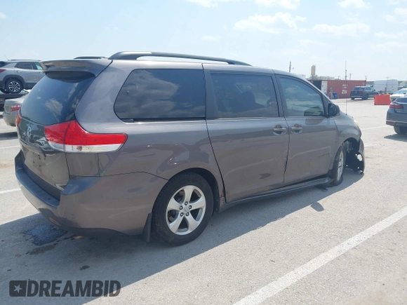 2011 Toyota Sienna LE AAS with VIN 5TDKK3DC7BS136053, listed as a IAAI auction lot 42469966 with 226,907 mi miles and . Bid and sale history available at DreamBid. Image 4.
