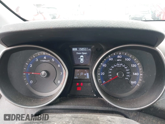 2013 Hyundai Elantra GT with VIN KMHD35LE7DU094238, listed as a IAAI auction lot 41386761 with 158,531 mi miles. Bid and sale history available at carsss.com. Image 7.