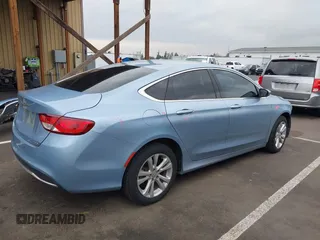 2015 Chrysler 200 Limited with VIN 1C3CCCAB6FN698328, listed as a IAAI auction lot 41776647 with 108,649 mi miles. Bid and sale history available at carsss.com. Image 4.