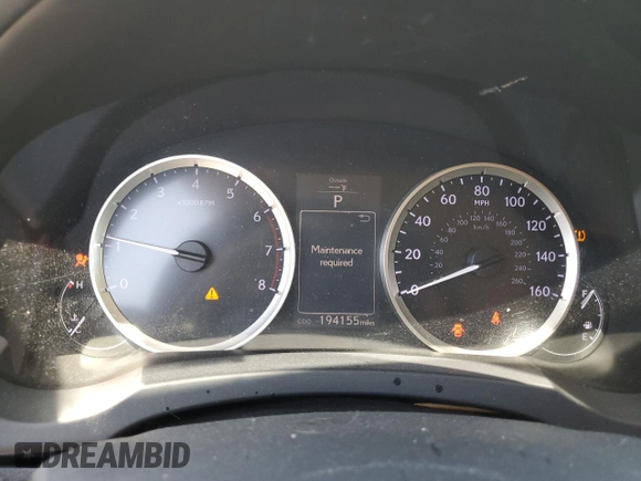 2016 Lexus IS 200t with VIN JTHBA1D27G5006526, listed as a Copart auction lot 54892685 with 194,155 mi miles and Salvage Title. Bid and sale history available at DreamBid. Image 9.