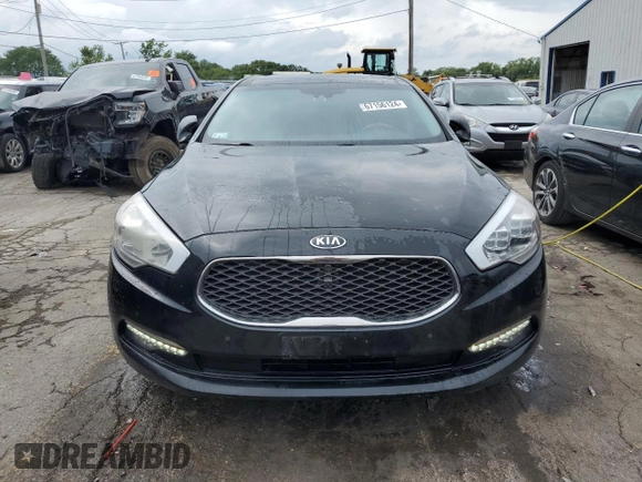 2015 Kia K900 Luxury with VIN KNALW4D40F6021515, listed as a Copart auction lot 67156124 with 99,001 mi miles and Salvage Title. Bid and sale history available at carsss.com. Image 5.