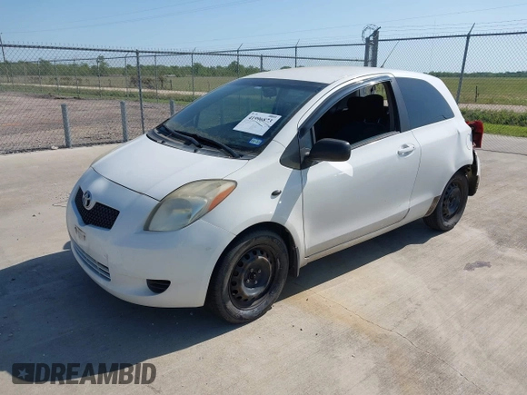 2007 Toyota Yaris with VIN JTDJT923875071287, listed as a IAAI auction lot 41996873 with 184,647 mi miles. Bid and sale history available at carsss.com. Image 2.
