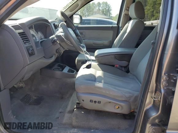 2006 Dodge Dakota SLT with VIN 1D7HW48N56S589686, listed as a Copart auction lot 49497045 with 135,845 mi miles and Salvage Title. Bid and sale history available at carsss.com. Image 7.